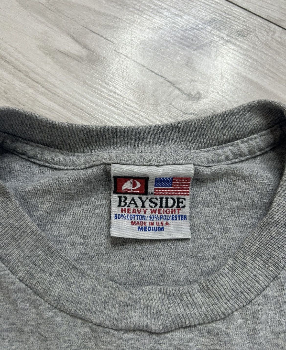Vintage Vintage Washington D.C. Bayside Tee Grey USA Made M Size US M / EU 48-50 / 2 - 4 Thumbnail