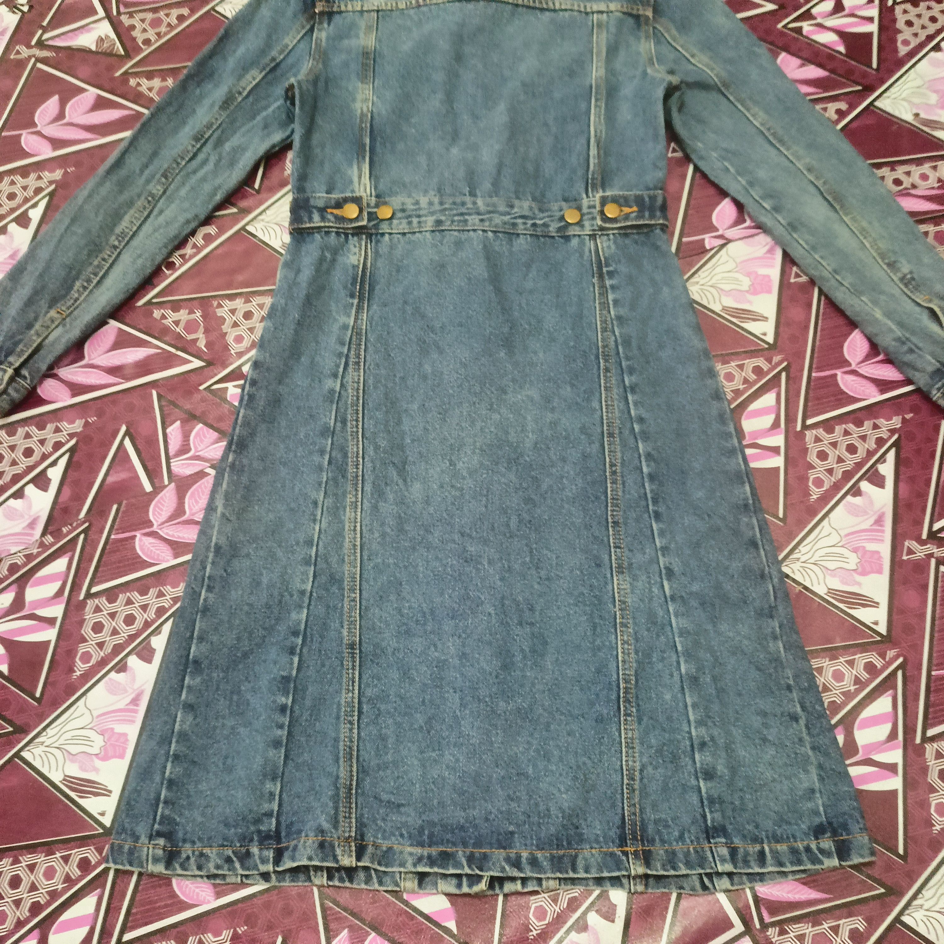 If Six Was Nine Garment Document Denim Long Jacket Button Size S / US 4 / IT 40 - 18 Thumbnail