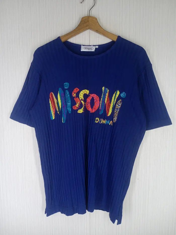 Missoni Rare Vintage 90s Missoni Donna Tshirt Size US M / EU 48-50 / 2 - 12 Thumbnail