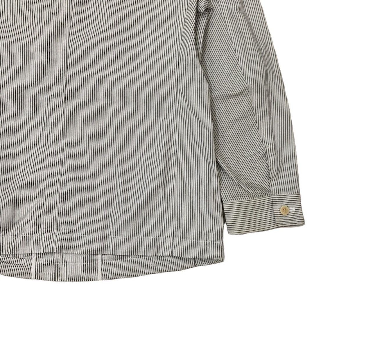 Gaultier Homme Objet 🔥Gaultier Homme Objet Striped Double Pocket Jacket Size US S / EU 44-46 / 1 - 6 Thumbnail