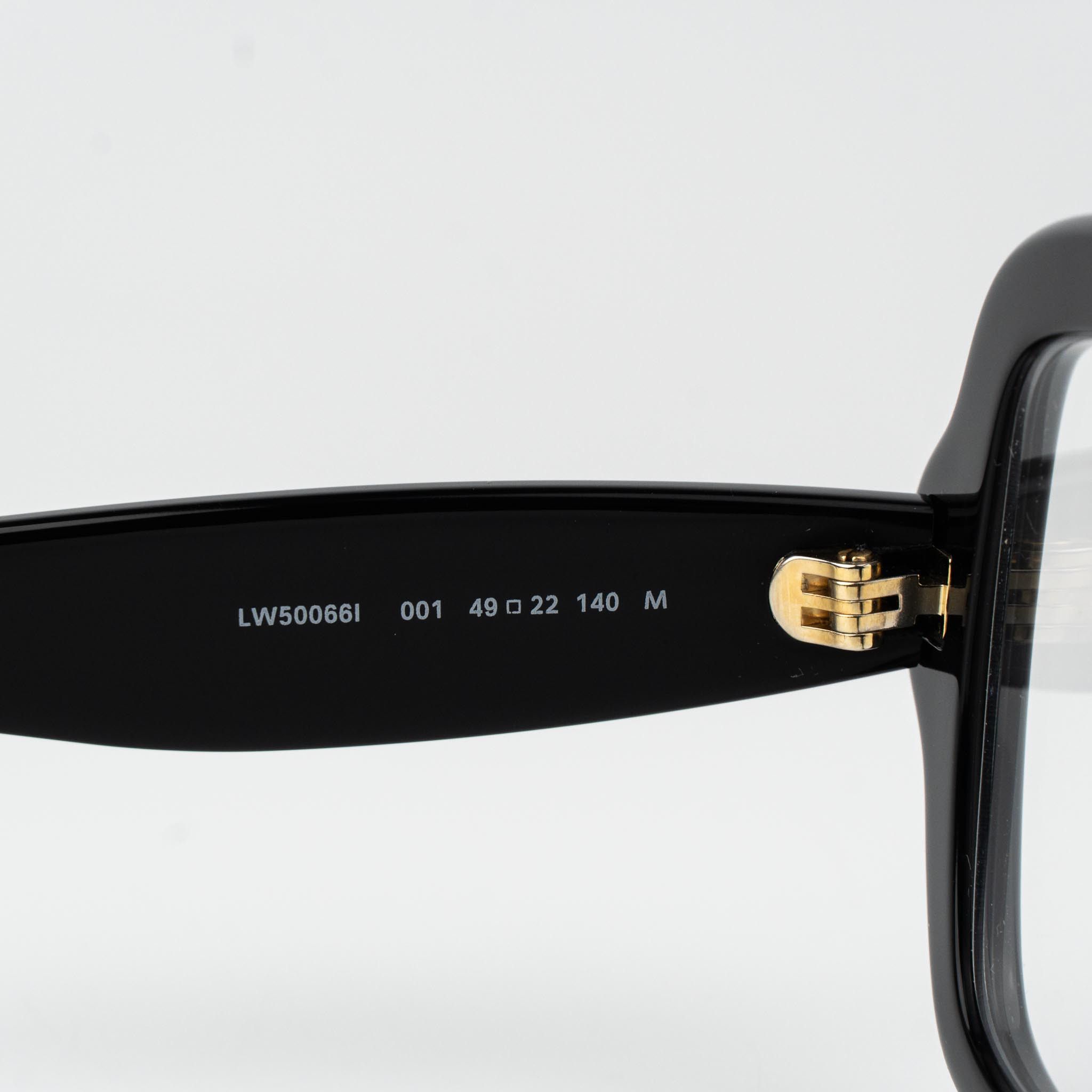 Loewe Loewe CURVY Women Eyeglasses Square LW50066I 001 BRAND NEW Size ONE SIZE - 8 Thumbnail