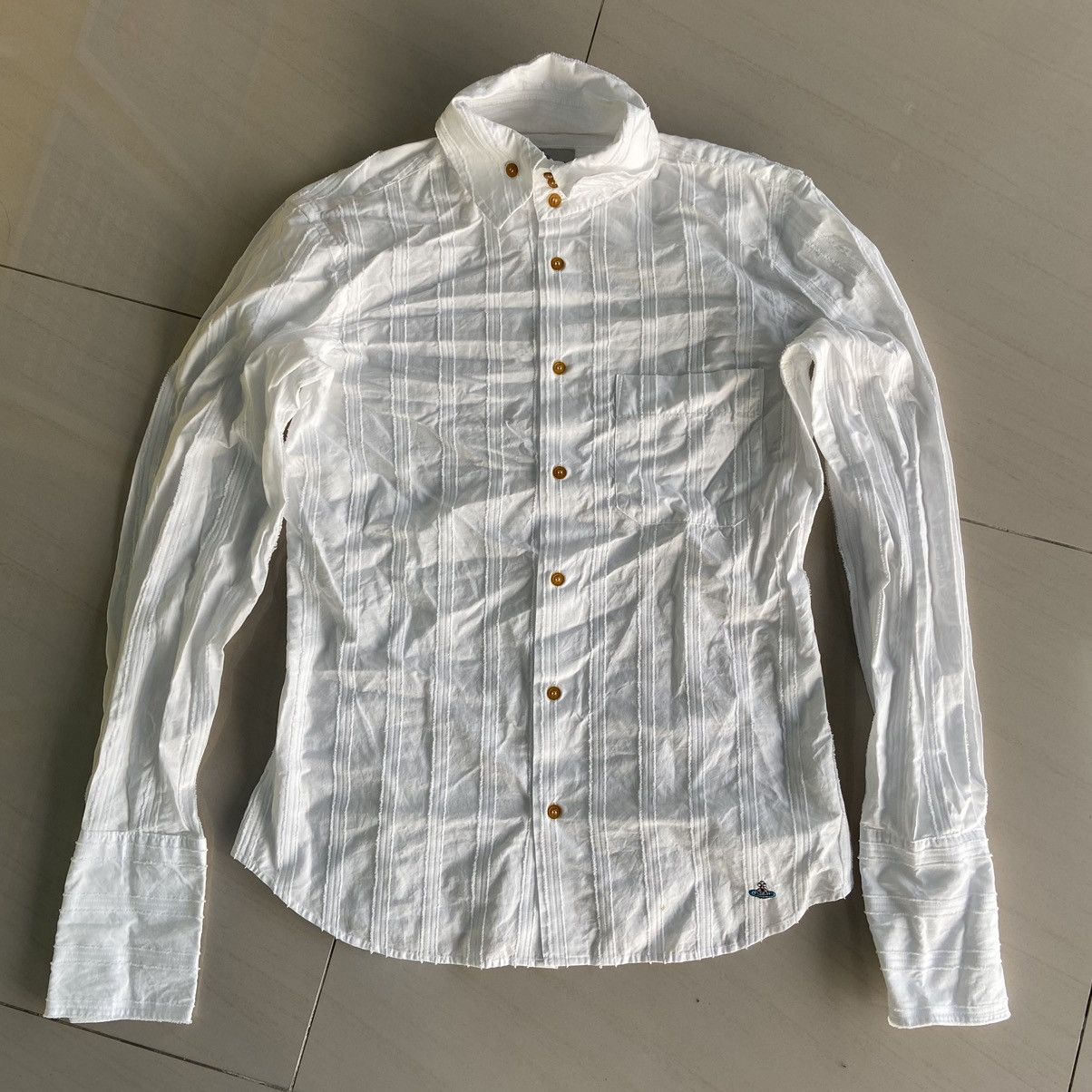 Vivienne Westwood 🔥 Rare 🔥 Vivienne Westwood White Shirt Size US M / EU 48-50 / 2 - 1 Thumbnail