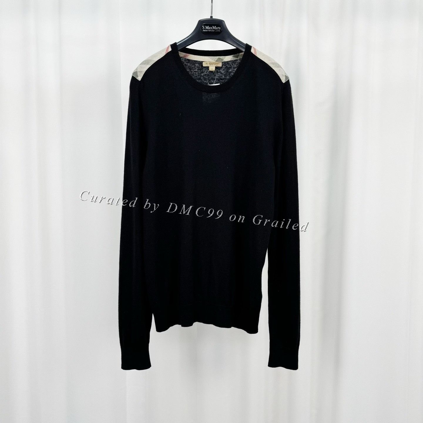 Burberry Burberry Checkered Patchwork Knit Sweater Size US M / EU 48-50 / 2 - 1 Thumbnail