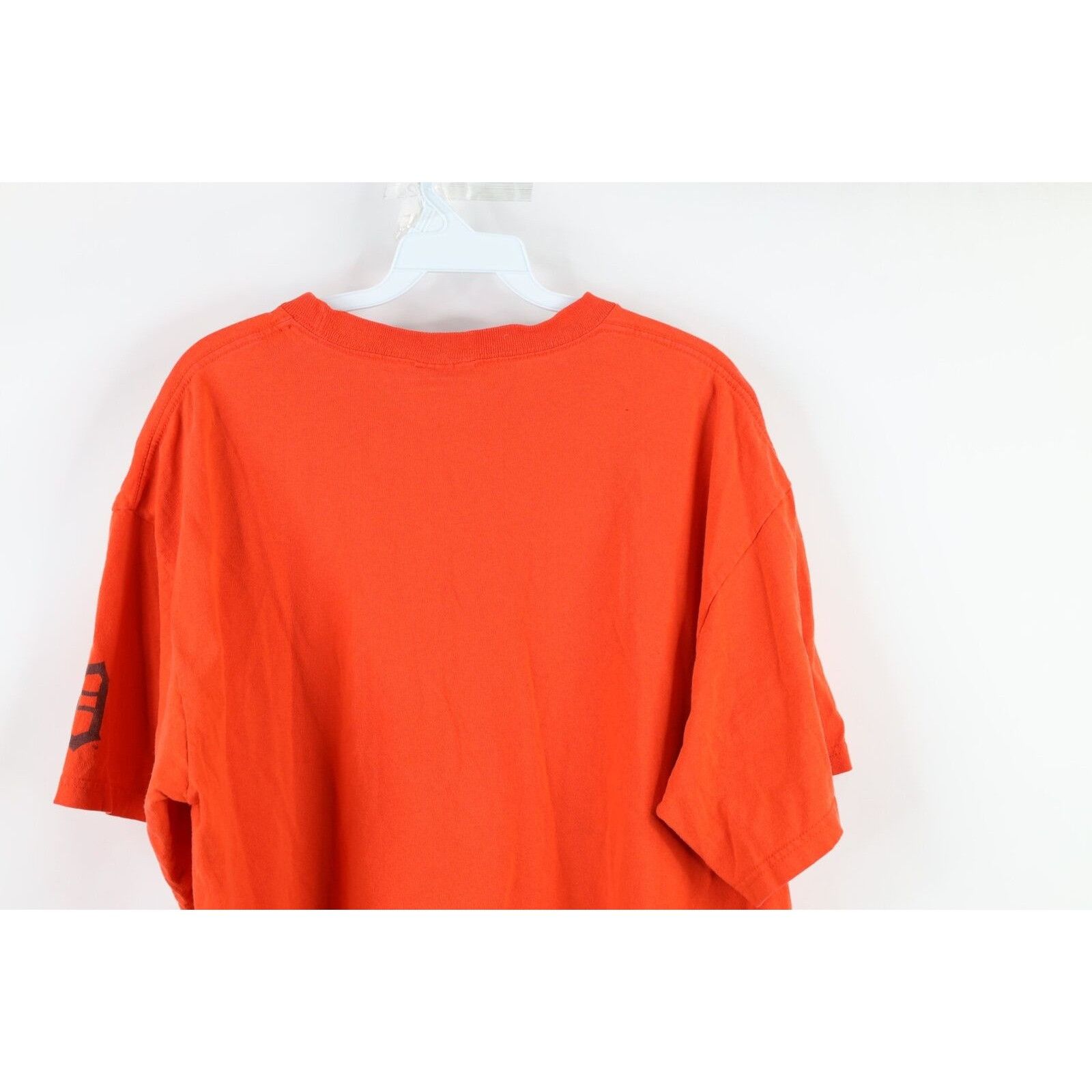 Nike × Vintage Vintage Nike Travis Scott Mini Swoosh Detroit Tigers T-Shirt Size US L / EU 52-54 / 3 - 12 Thumbnail