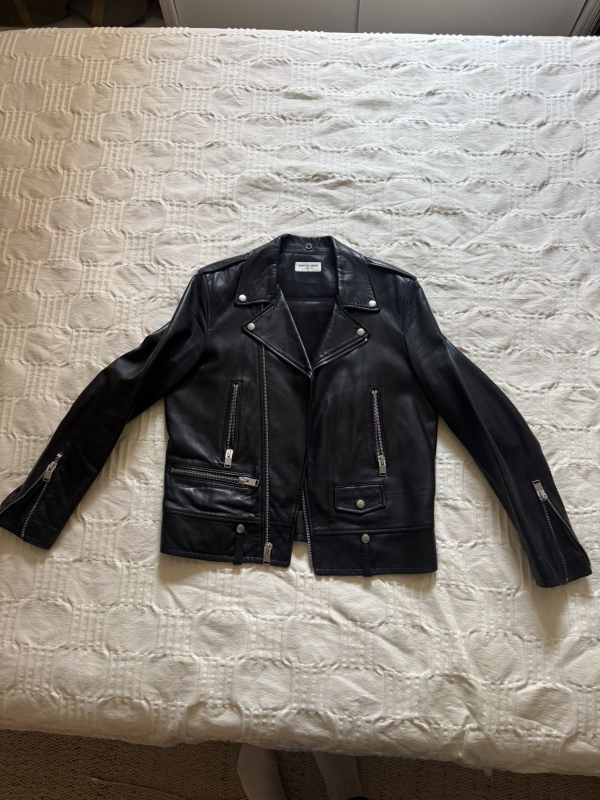 Saint Laurent Paris Saint Laurent L01 Leather Jacket (Hedi Slimane Era) Size US L / EU 52-54 / 3 - 2 Thumbnail