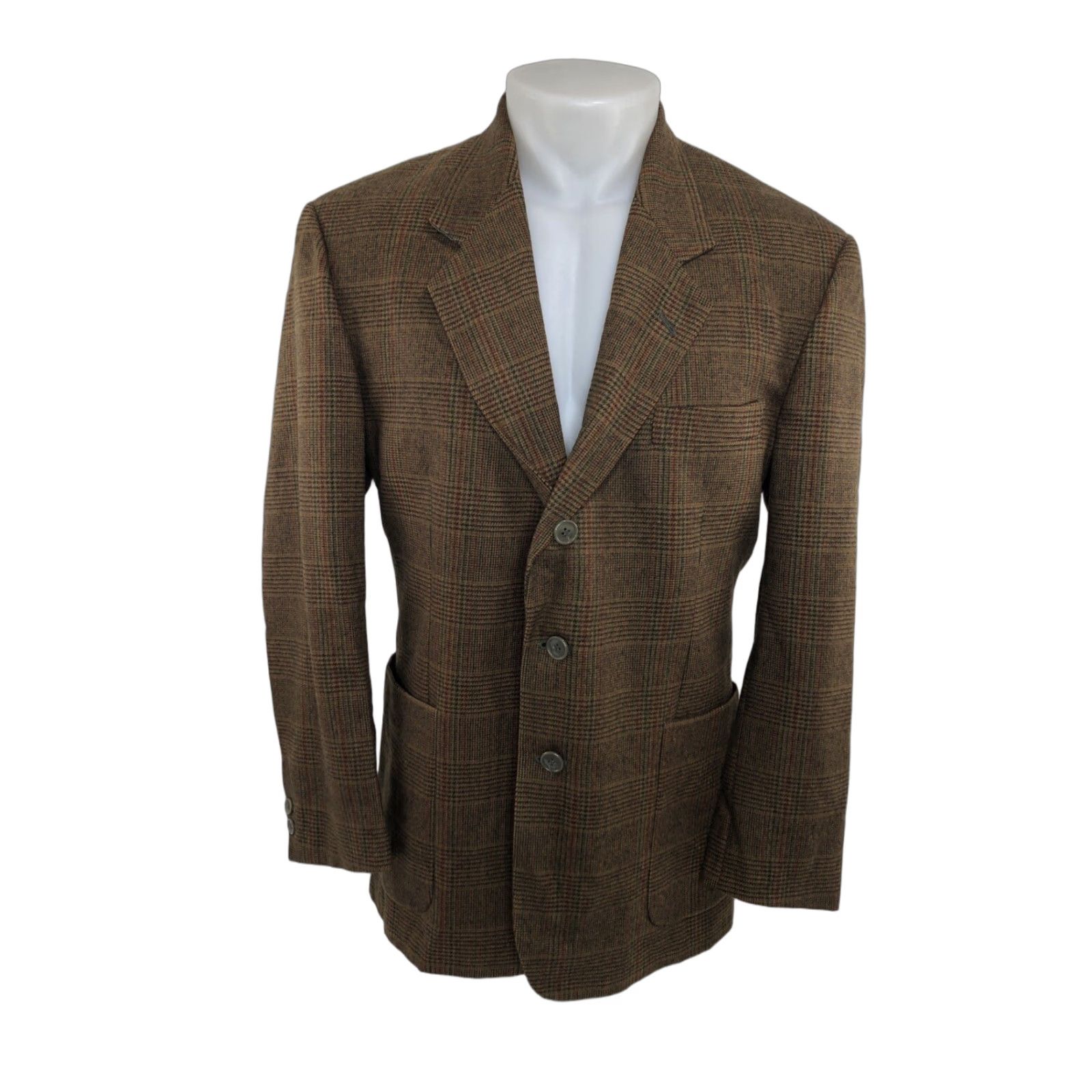 Reiss REISS / LONDON Wool Blazer (40 R) Plaid - EXCELLENT Blazer Mens XX Size 40R - 1 Thumbnail