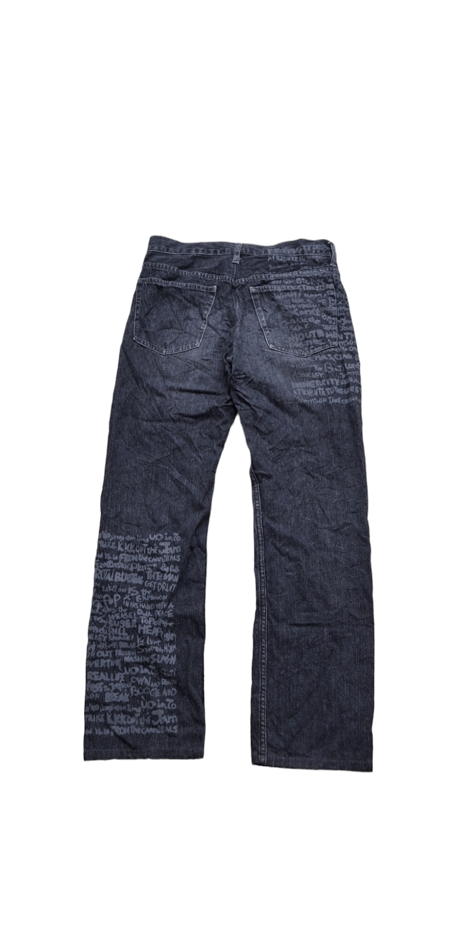 Hysteric Glamour Rare Japanese Brand Takeo Kikuchi Poem Denim Jeans Size US 30 / EU 46 - 10 Thumbnail