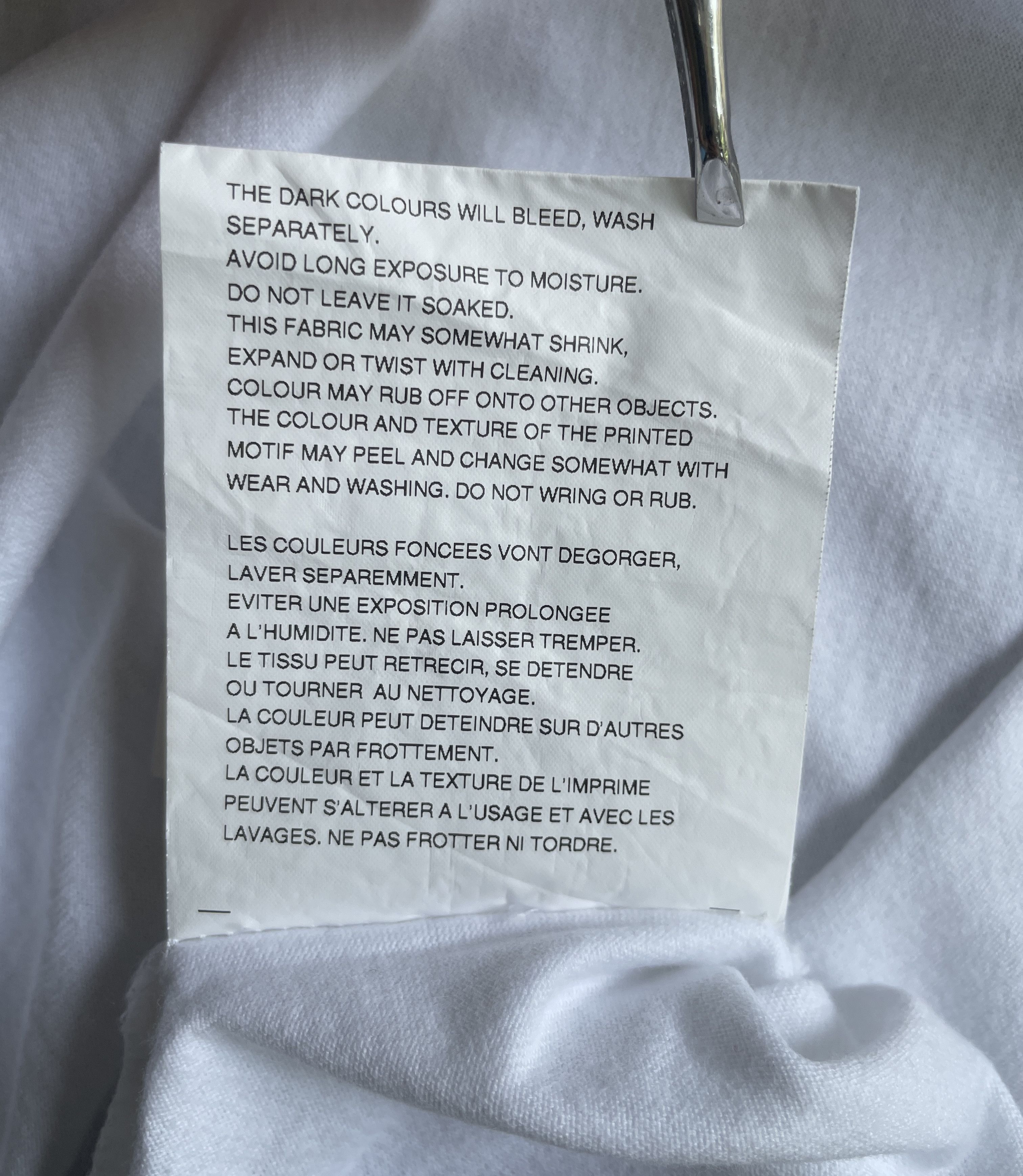 Comme des Garcons Comme des Garcons Draw String Logo Tee Size US L / EU 52-54 / 3 - 8 Thumbnail