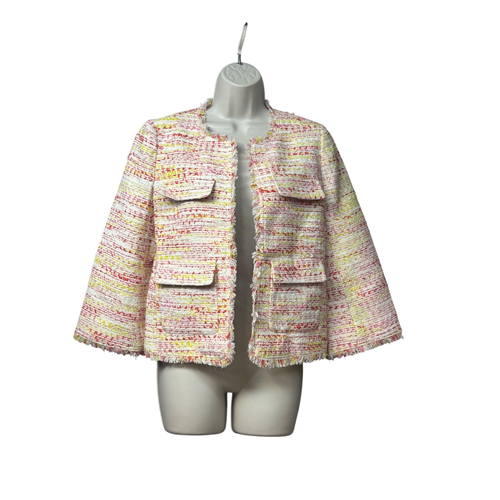 Kate Spade Kate Spade New York Multi Tweed Jacket, Size 4, Size S / US 4 / IT 40 - 11 Thumbnail