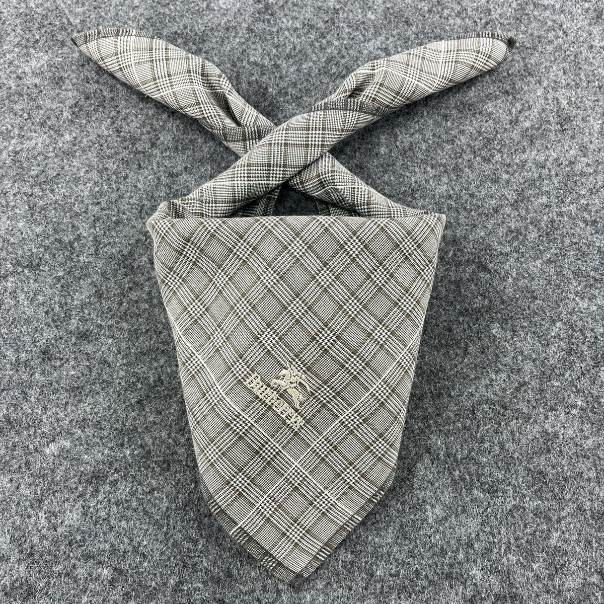 Burberry × Vintage Burberry Handkerchief / Bandana / Neckerchief B425 Size ONE SIZE - 3 Thumbnail