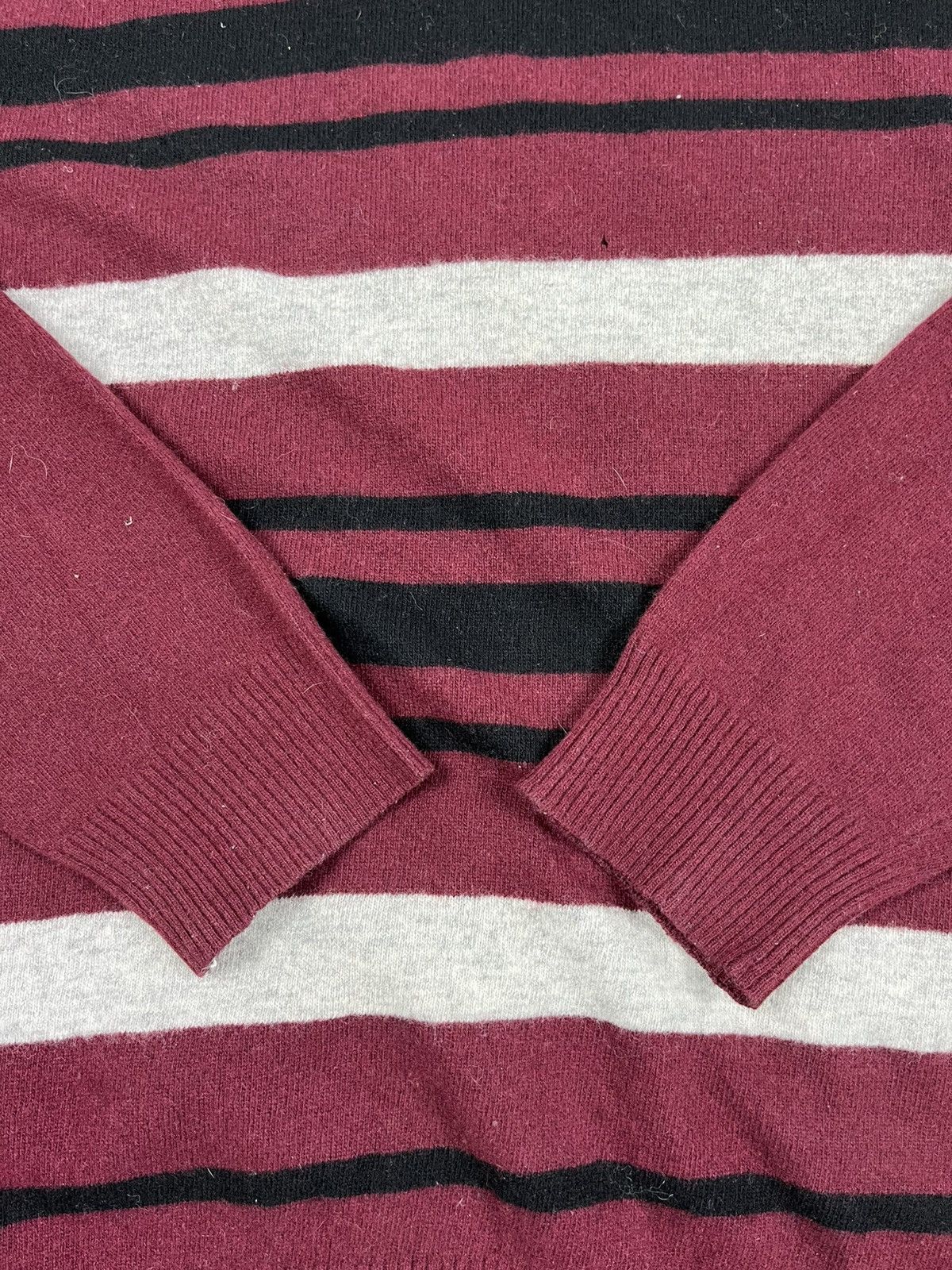 Pierre Cardin Vintage Y2K Pierre Cardin striped lambswool sweater size XL Size US XL / EU 56 / 4 - 4 Thumbnail
