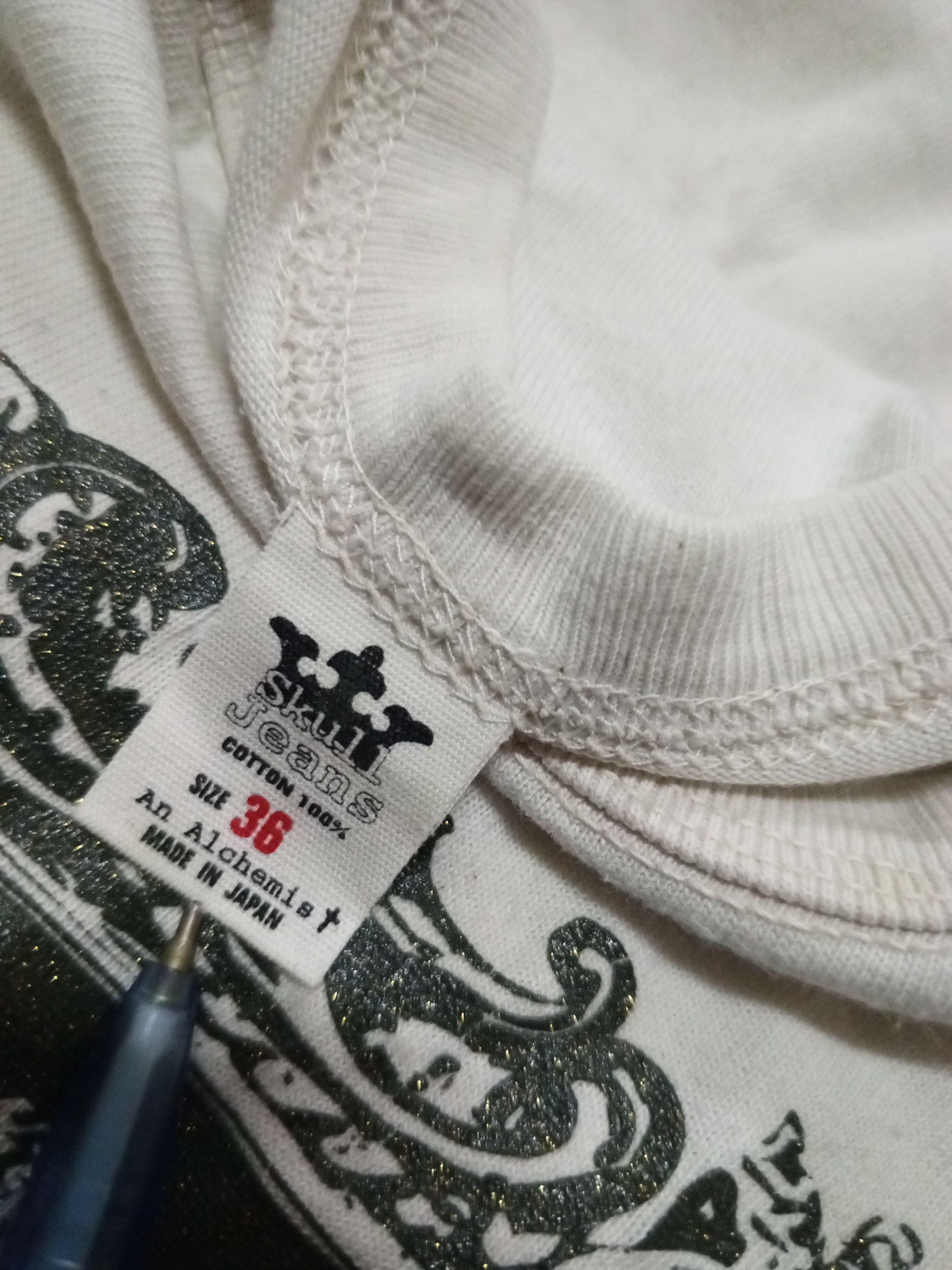 Other Skull jeans BiGLOGO tee white Size US XS / EU 42 / 0 - 9 Thumbnail