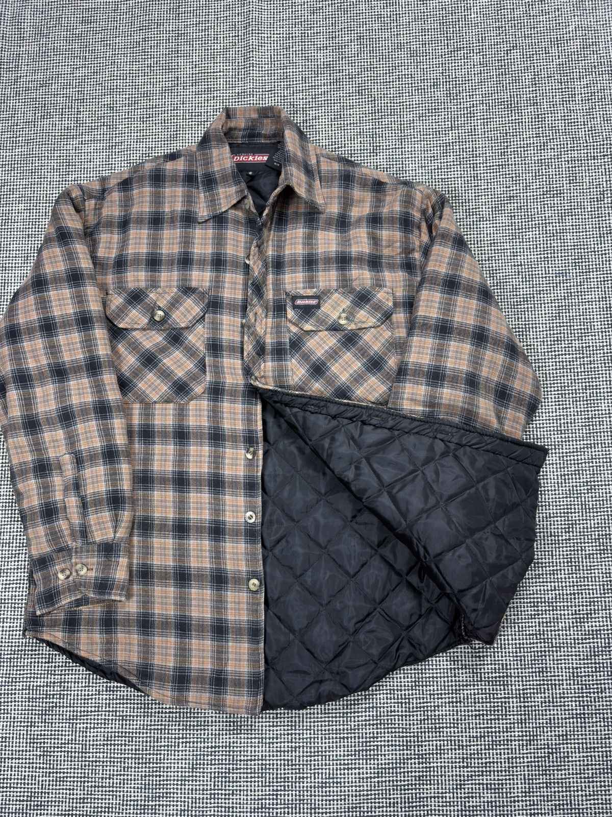 Dickies y2k vintage dickies oversized flannel shirt jacket quilted Size US M / EU 48-50 / 2 - 2 Thumbnail