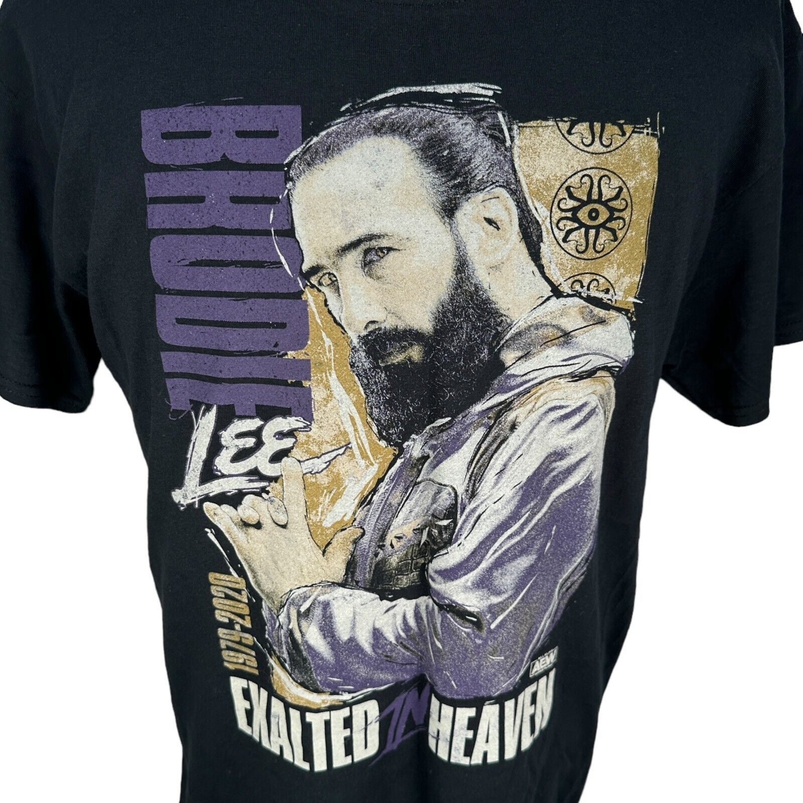 The Unbranded Brand Brodie Lee Memorial Wrestling T-Shirt Men’s Large Black AEW Size US L / EU 52-54 / 3 - 2 Thumbnail