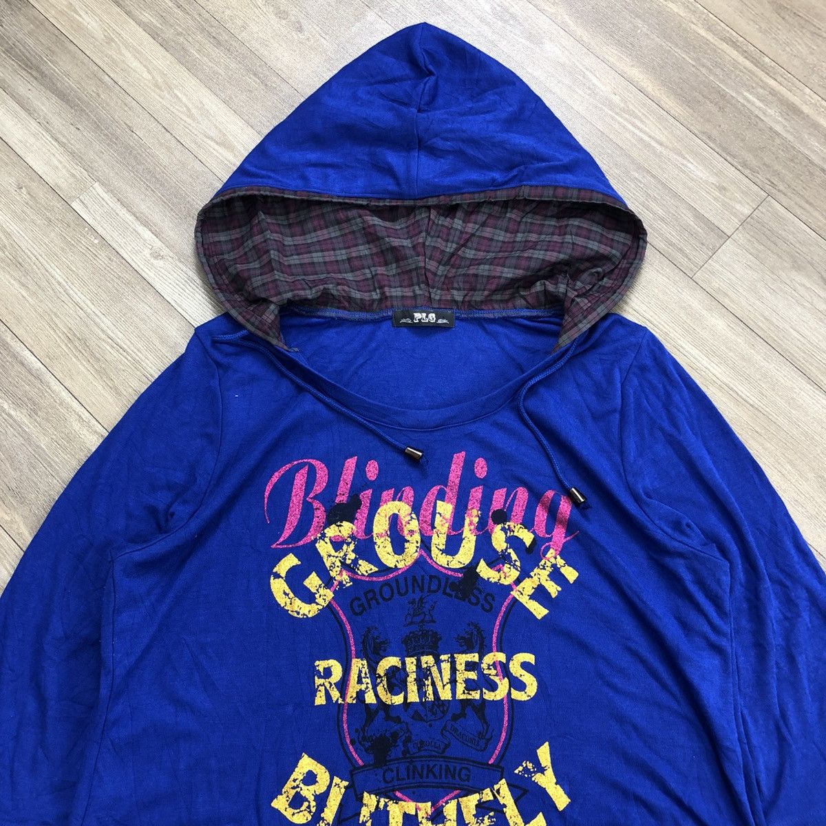 Japanese Brand × Le Grande Bleu (L.G.B.) × Seditionaries 2000s PLG Poem Double Layers Goa Lgb Ifsixwasnine 3/4 Hoodie Size US XXL / EU 58 / 5 - 3 Thumbnail