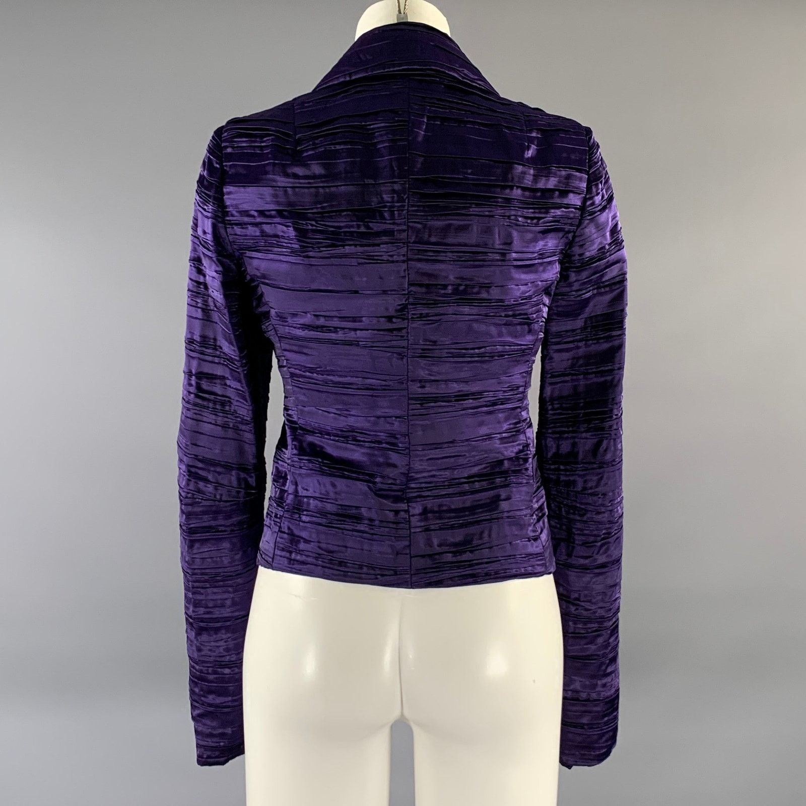 Patrizia Pepe PATRIZIA PEPE Size S Purple Polyester Blend Jacket Size M / US 6-8 / IT 42-44 - 4 Thumbnail