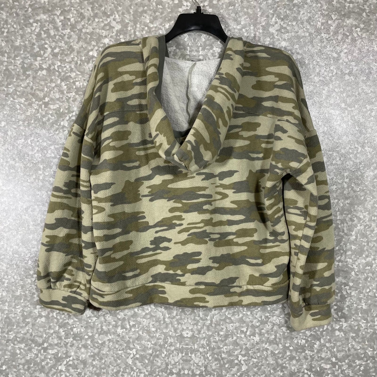 Lucky Brand Lucky Brand Womens Camouflage Oversized Crop Hoodie - Large Size L / US 10 / IT 46 - 6 Thumbnail
