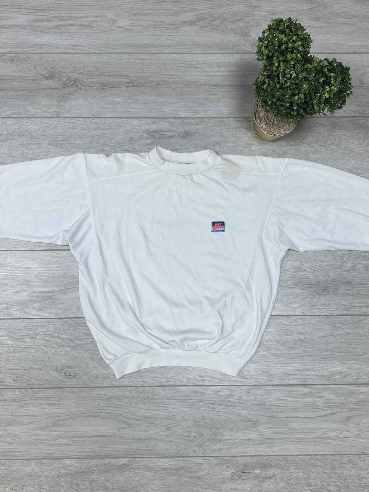 Vintage Rare Vintage 80-90s Nike Challenge Court Sweatshirt Size US L / EU 52-54 / 3 - 3 Thumbnail