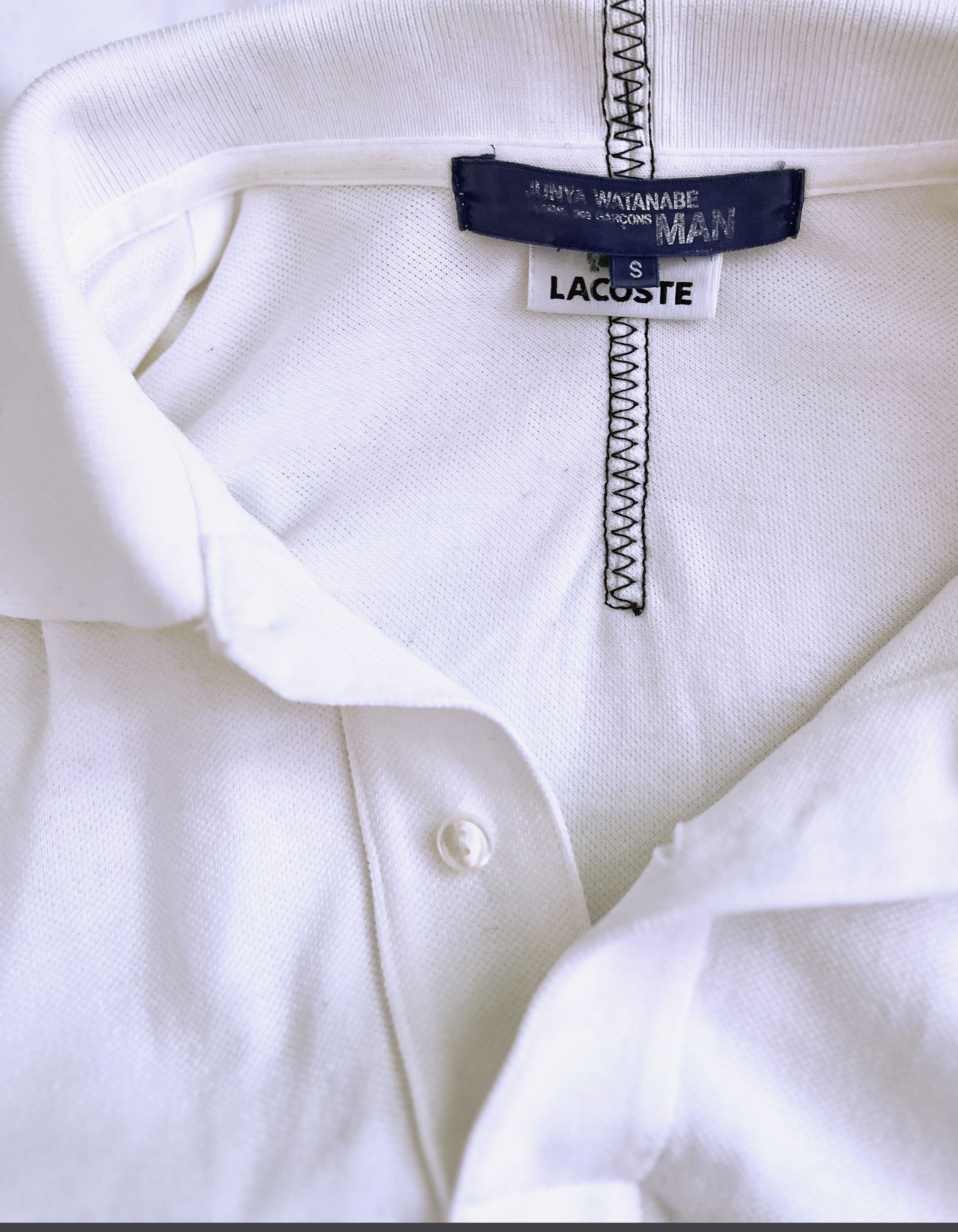 Junya Watanabe × Lacoste white + plad polo shirt Size US S / EU 44-46 / 1 - 10 Thumbnail