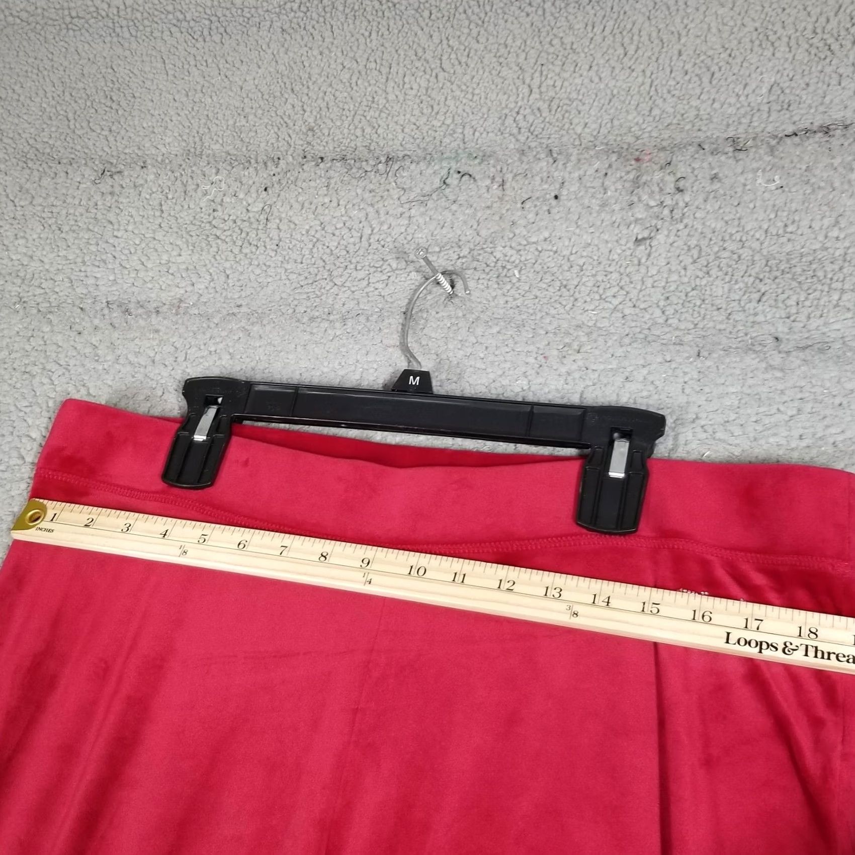 Juicy Couture Juicy Couture Pants Womens XXL Plus Red Velour Sweatpants Rhinestone Logo Size 40" / US 18 - 4 Thumbnail