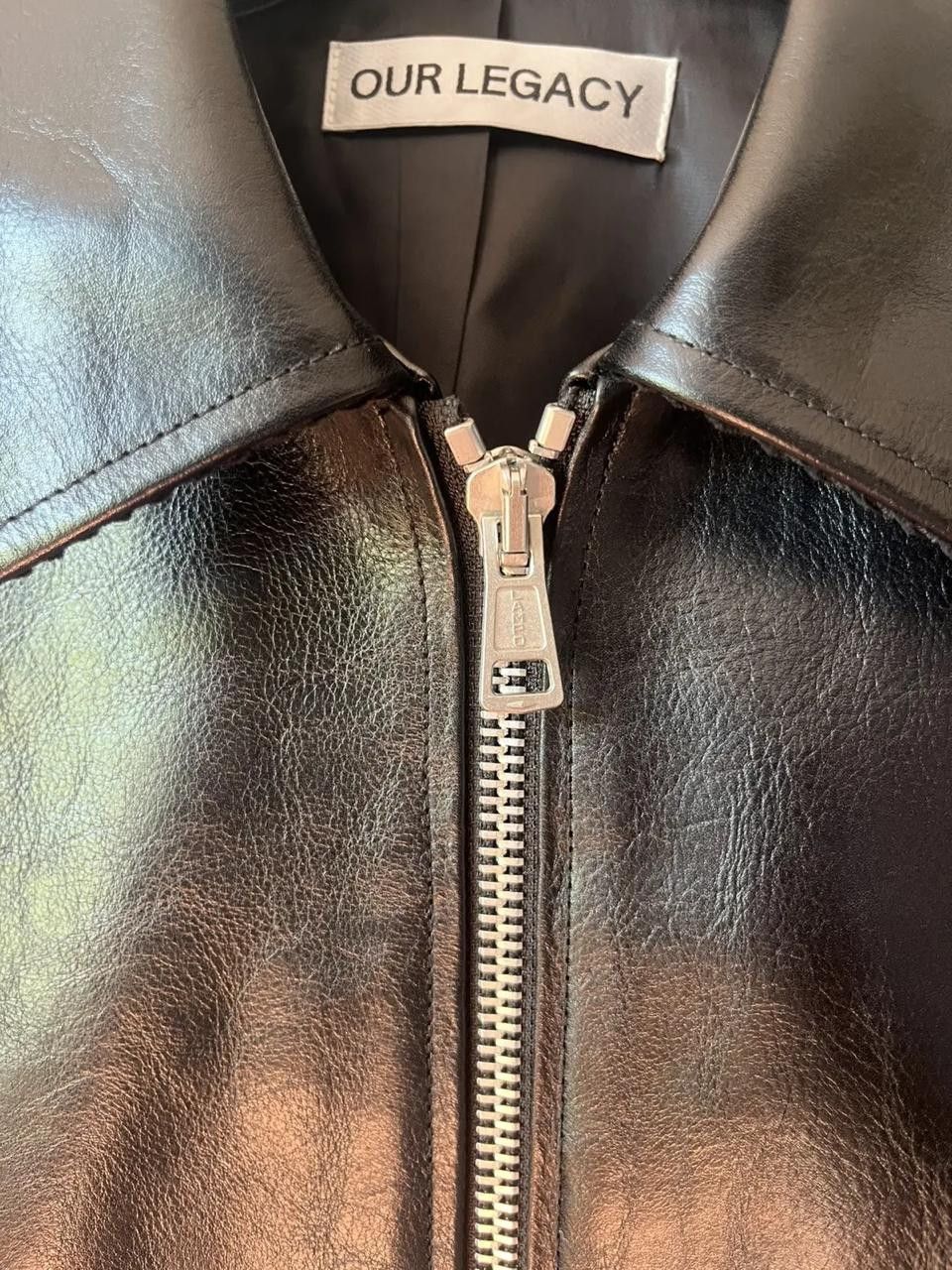 Our Legacy Our Legacy Real Leather Cropped Mini Jacket Size US S / EU 44-46 / 1 - 7 Thumbnail