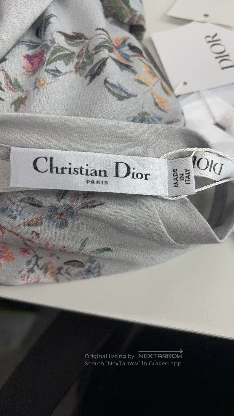 Dior Dior Round-neck plant print short sleeves Size S / US 4 / IT 40 - 3 Thumbnail