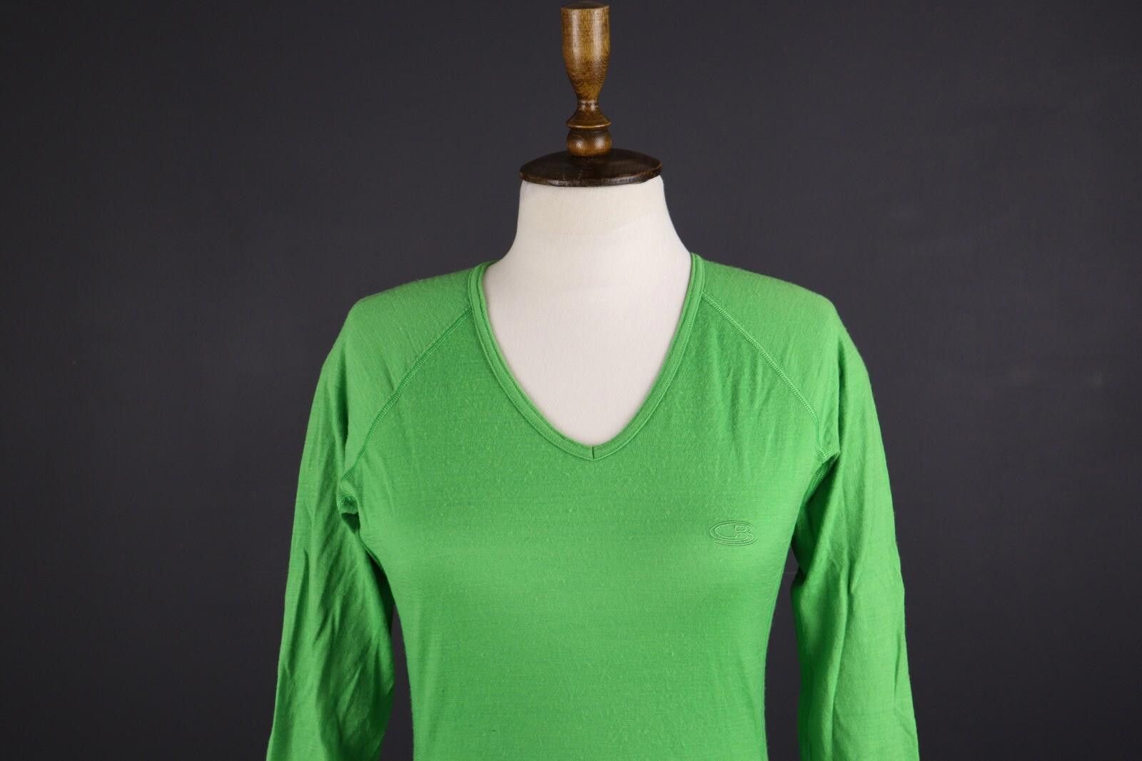 Icebreaker Icebreaker Bodyfit+ 200 Green Merino Wool Base Layer Size M Size M / US 6-8 / IT 42-44 - 3 Thumbnail