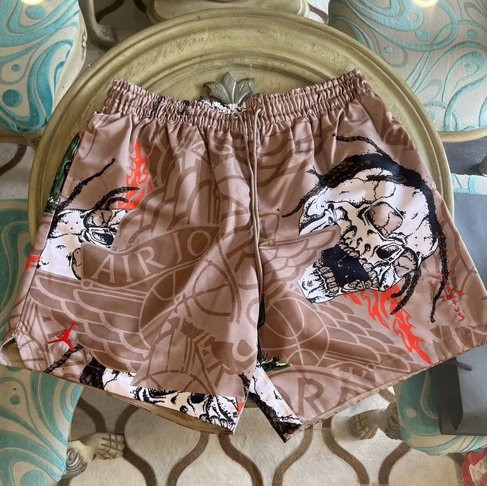 Travis Scott Travis Scott Cactus Jack x Jordan Pool Short | Grailed