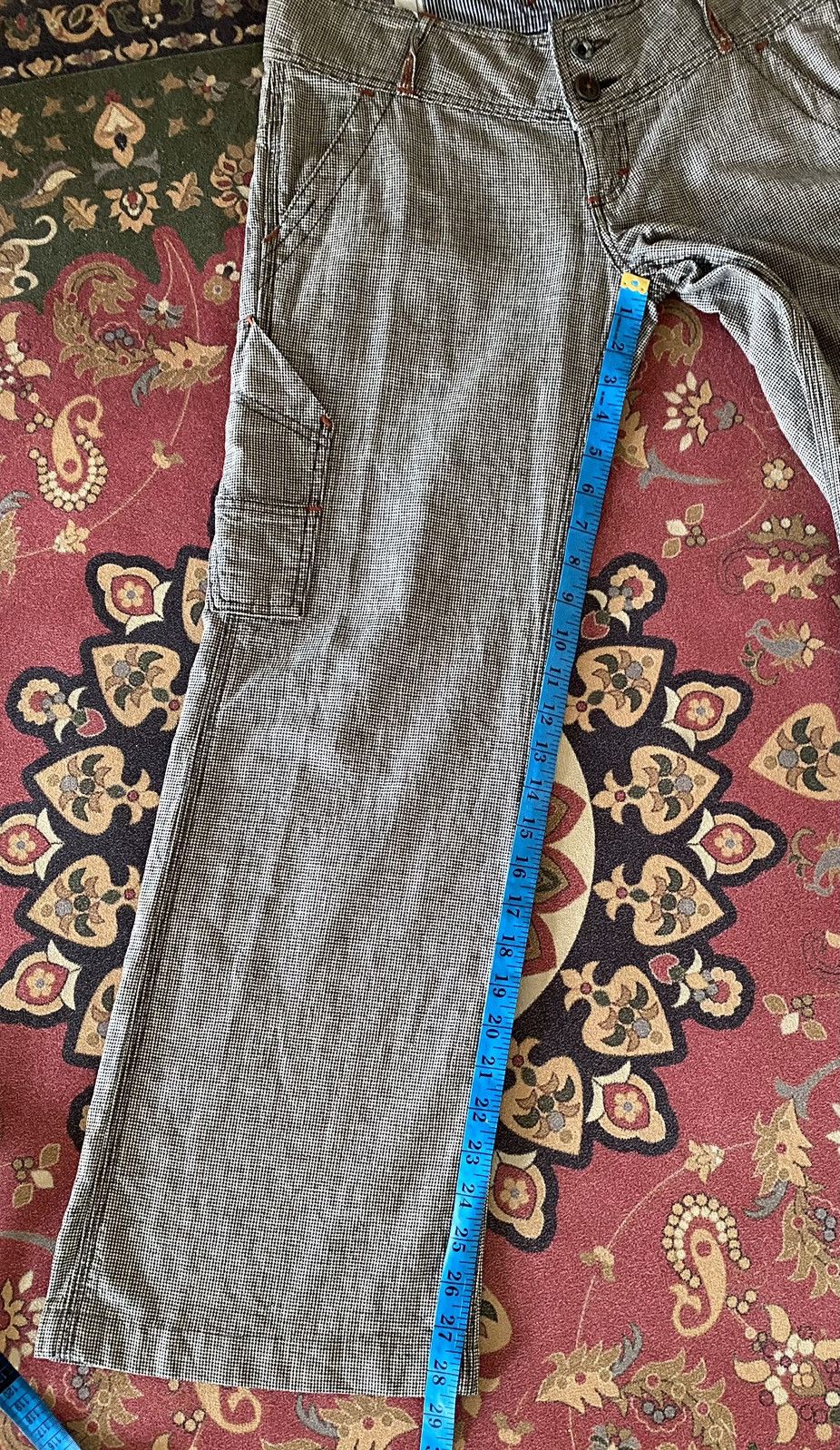 If Six Was Nine Vintage Japanese Brand Baggy Betty Smith Carpenter Pant Size US 31 - 16 Thumbnail