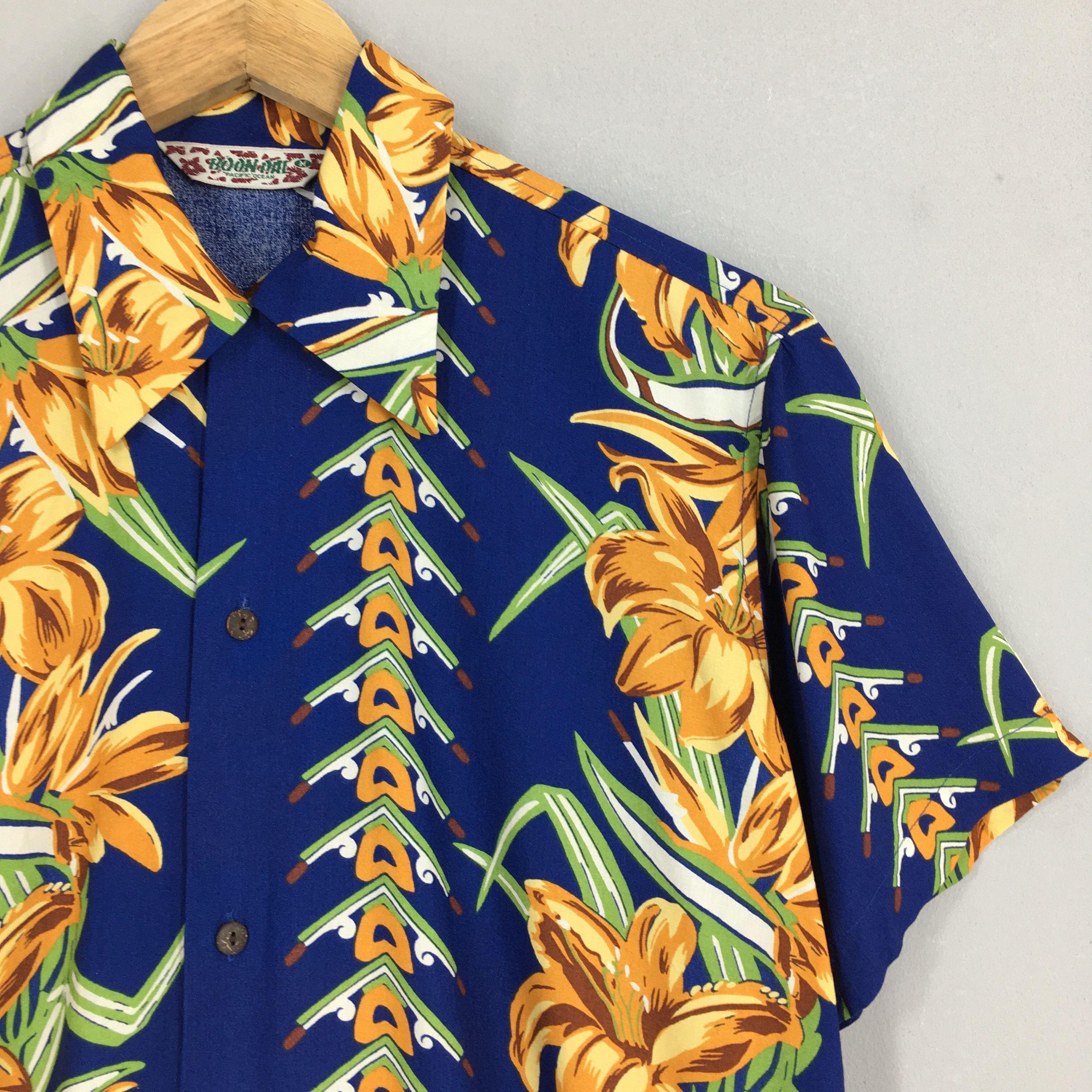 Life's a Beach Vintage 90's Aloha Wear Rayon Floral Shirt Medium Size US M / EU 48-50 / 2 - 2 Thumbnail