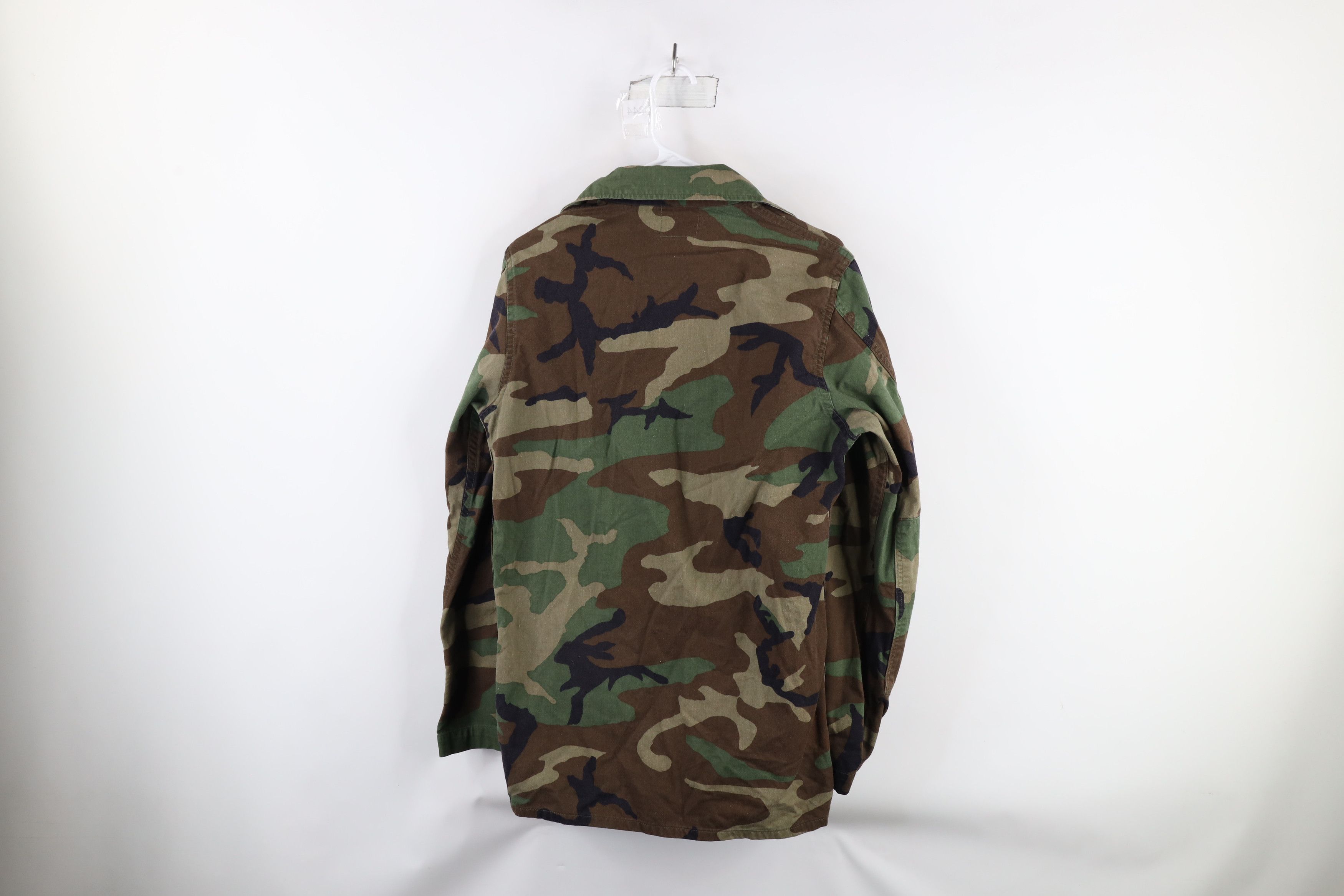 Vintage Vintage 90s USMC Woodland Camouflage Combat Coat Jacket USA Size US S / EU 44-46 / 1 - 10 Thumbnail