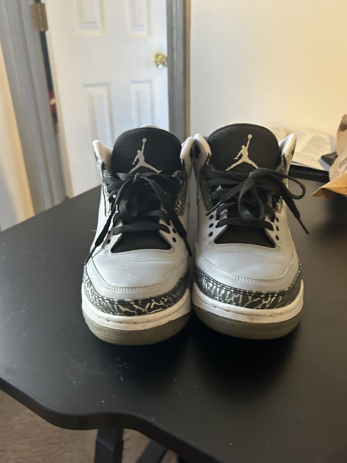 Jordan Brand × Nike Air Jordan Wolf Gray 3s Size US 10.5 / EU 43-44 - 6 Thumbnail