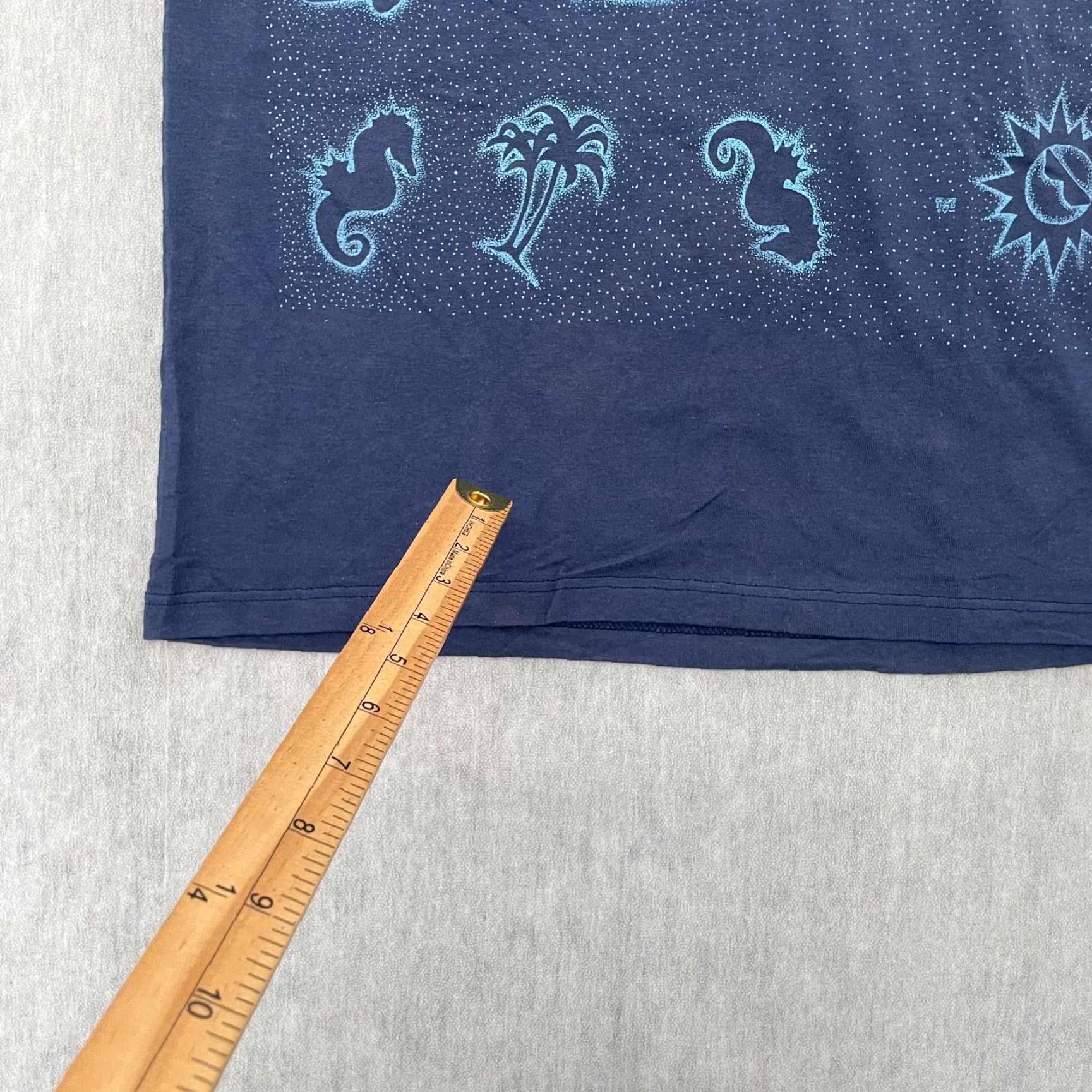 Vintage VINTAGE Collegiate Pacific Florida Shirt Adult XL Blue Sunshine State T-Shirt Men XL 90s USA Made Size US XL / EU 56 / 4 - 7 Thumbnail