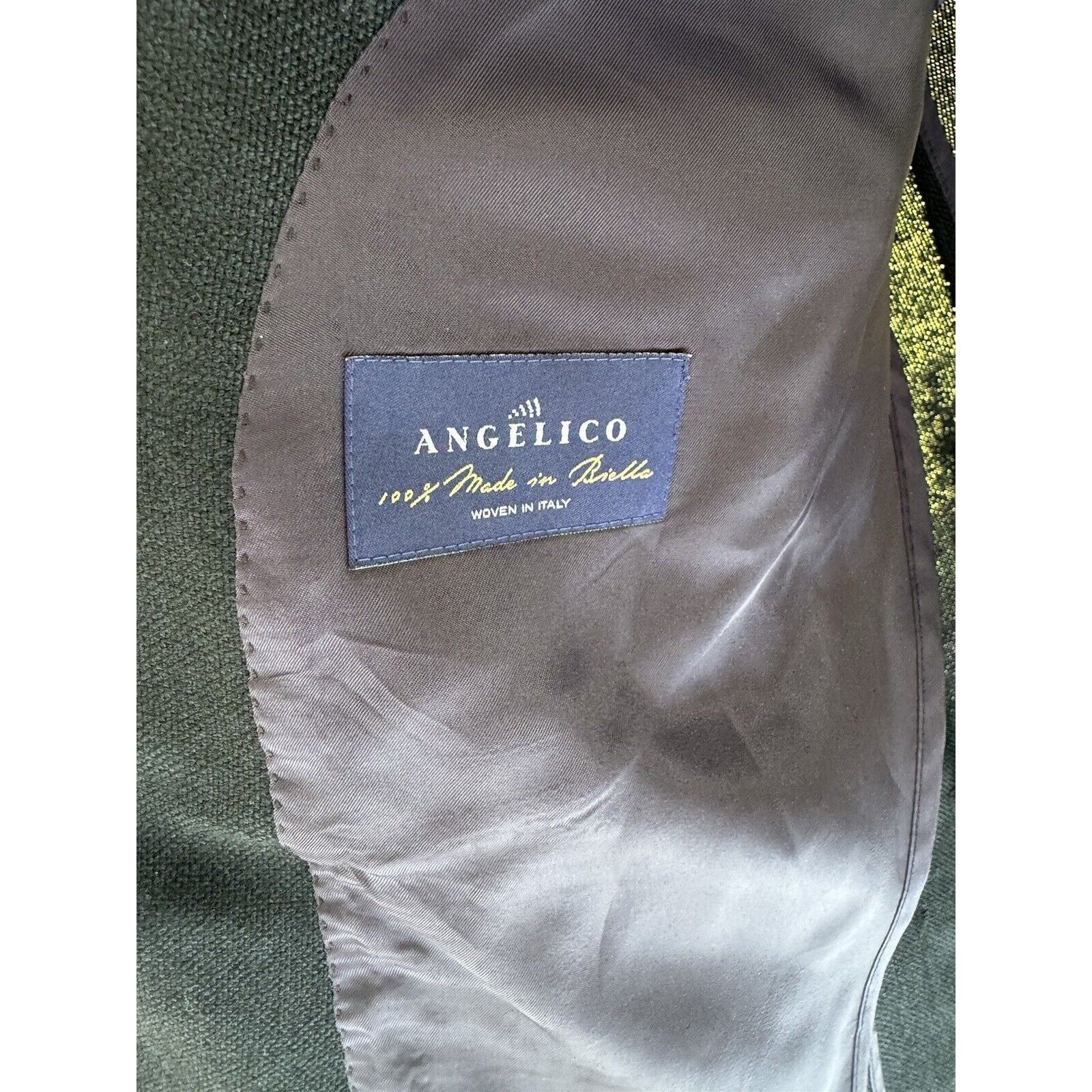 Suitsupply Suitsupply Washington Teal Blue 42L Peak Lapel Angelico Size 42L - 6 Thumbnail