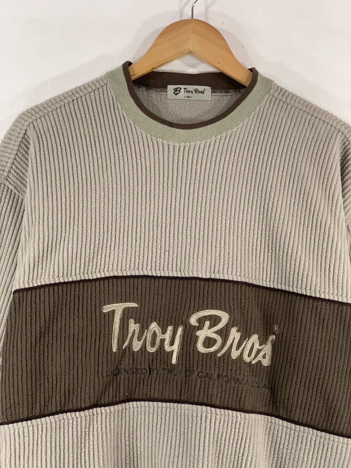 Vintage Vintage Troy Bros Corduroy Sweatshirt Size US M / EU 48-50 / 2 - 3 Thumbnail