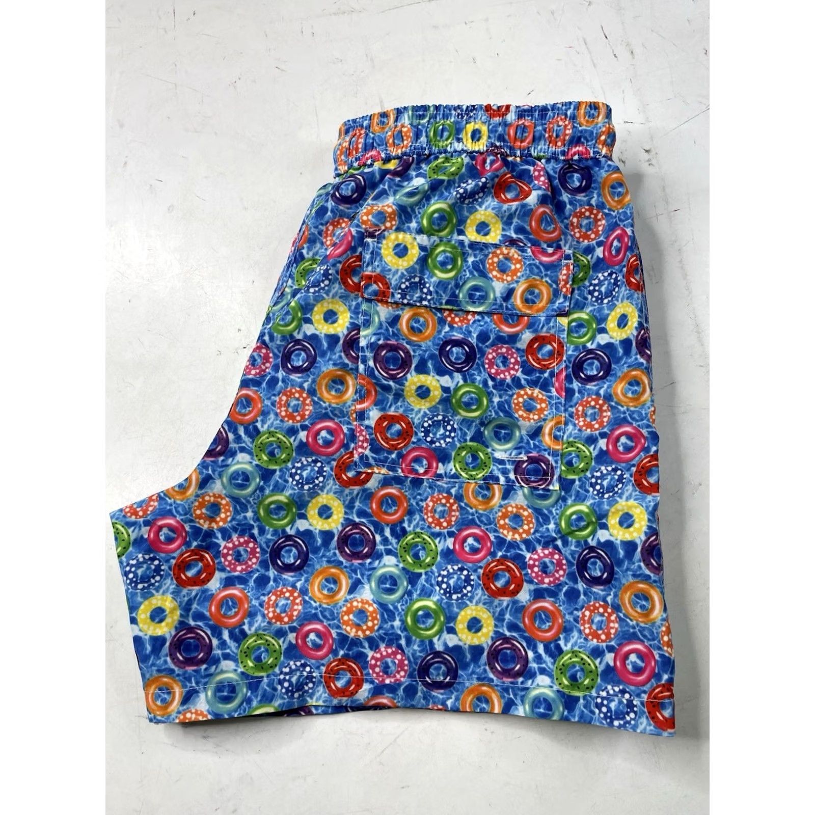 Jared Lang JARED LANG Men’s Swim Trunks Multicolored Fish Pattern Board Shorts M Size US 31 - 6 Thumbnail