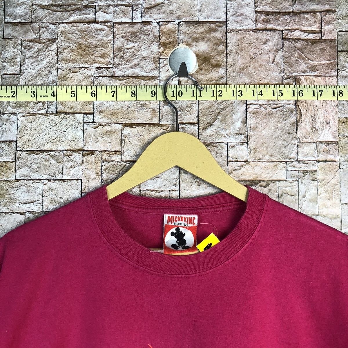 Cartoon Network × Disney × Mickey Mouse Mickey Mouse vintage Pink T-Shirt #A799 Size US XL / EU 56 / 4 - 4 Thumbnail