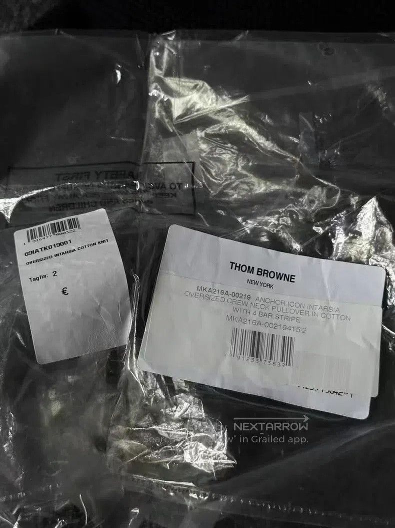Thom Browne Thom Browne Anchor Sweater Size US M / EU 48-50 / 2 - 6 Thumbnail