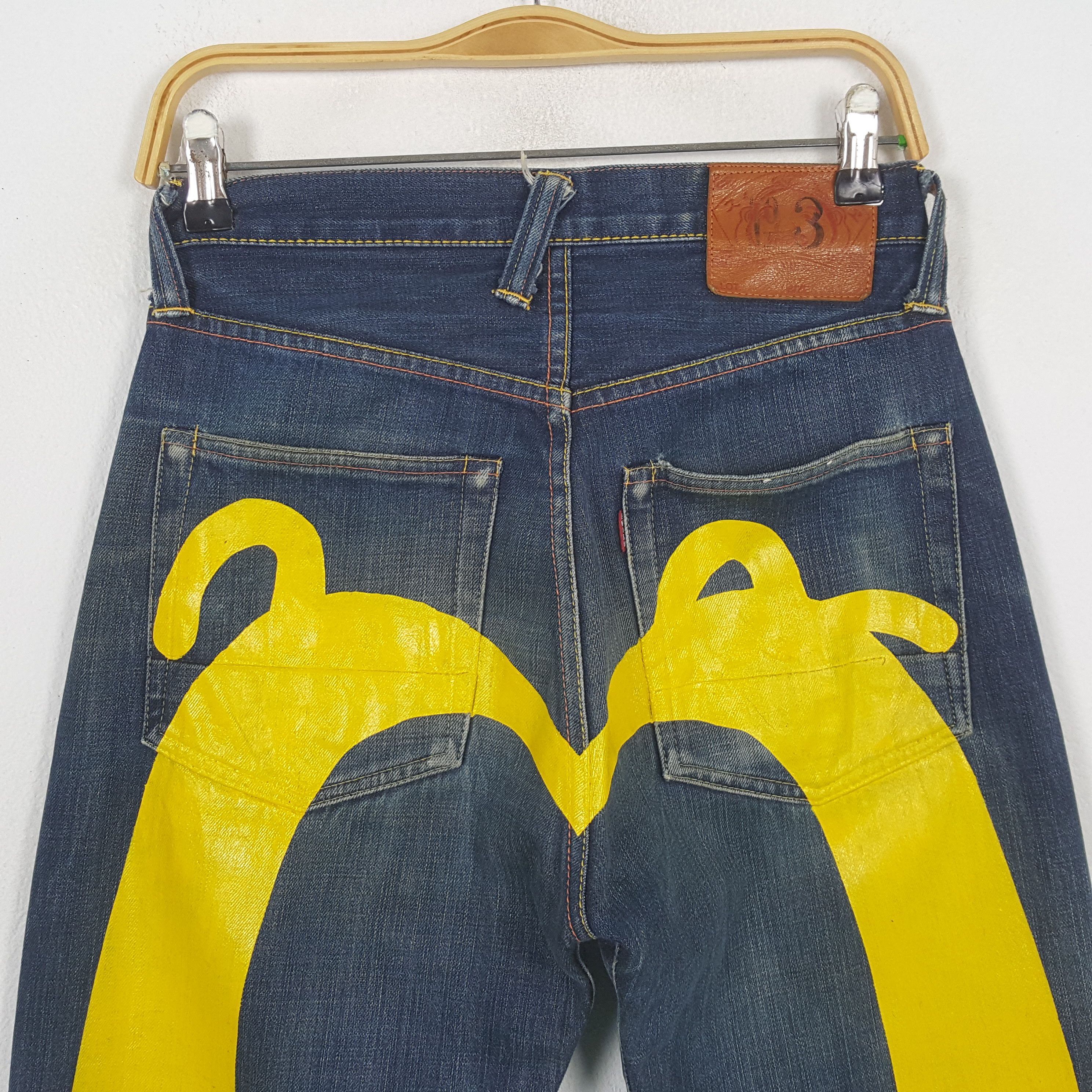 Evisu × Japanese Brand × Vintage Vintage EVISU Japanese Brand Daicock Custom Style Jeans Size US 28 / EU 44 - 2 Thumbnail