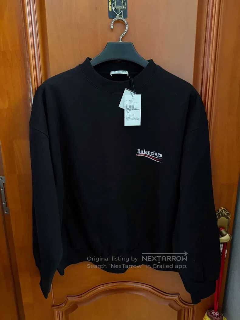 Balenciaga Balenciaga Cola Logo Embroidered Sweatshirt Size US L / EU 52-54 / 3 - 1 Thumbnail