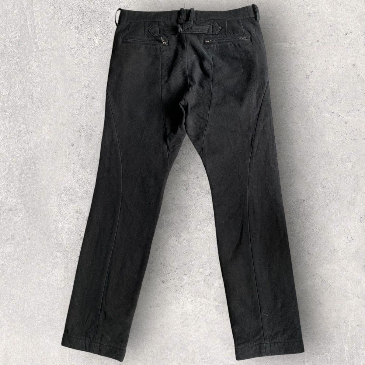 Black The Viridi-Anne Back Zip Pants RiRi Zips