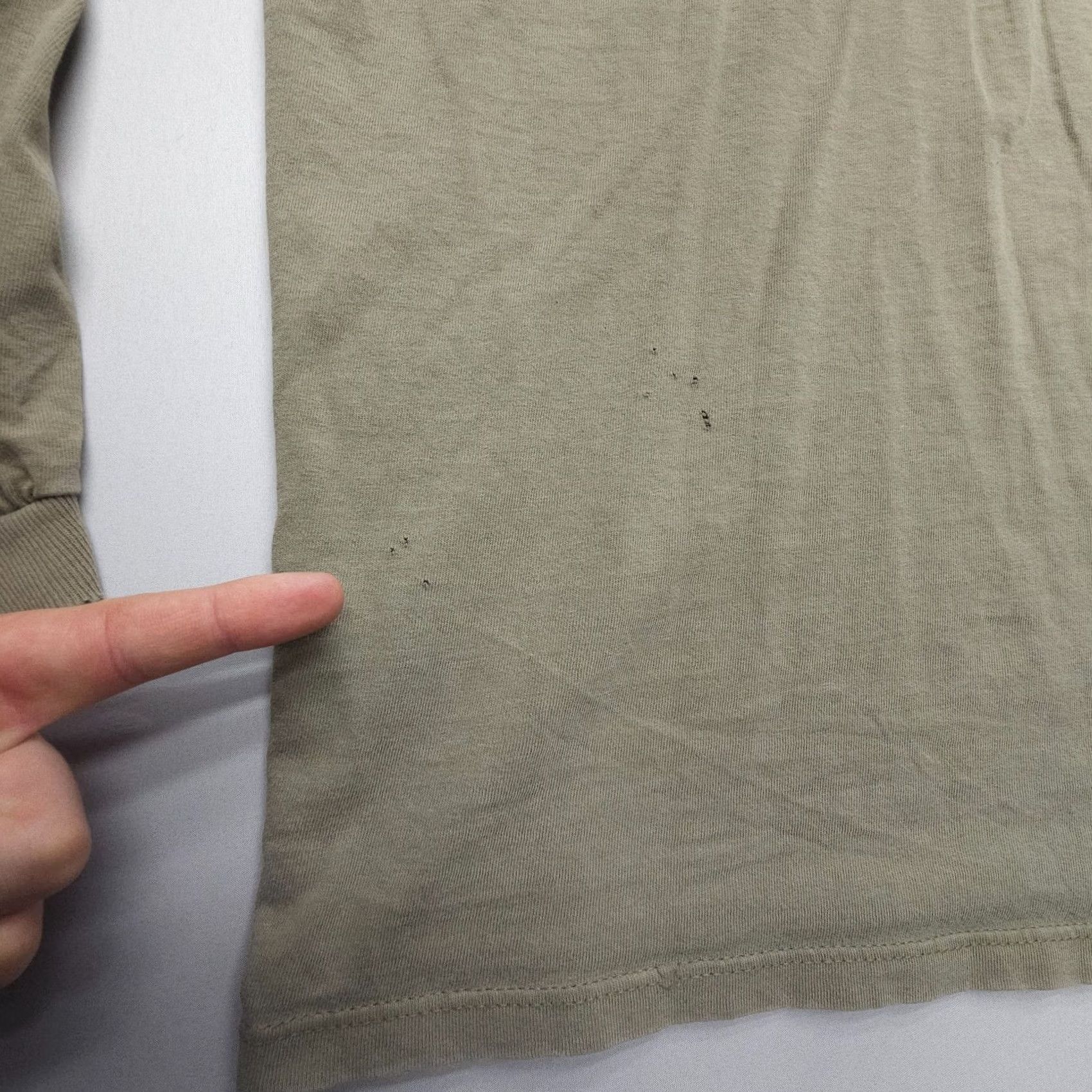 Patagonia VINTAGE Patagonia Men's T-Shirt Long Sleeve Crewneck 2XL Green Distressed Logo 90s Nature All Seasons Shirt Mens Size US XXL / EU 58 / 5 - 6 Thumbnail