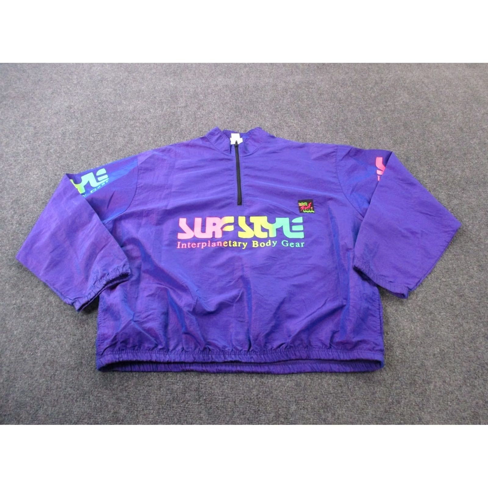 Vintage Vintage Surf Style Jacket OS Oversized Retro Sport Athletic Spellout Logo Men Size US M / EU 48-50 / 2 - 2 Thumbnail