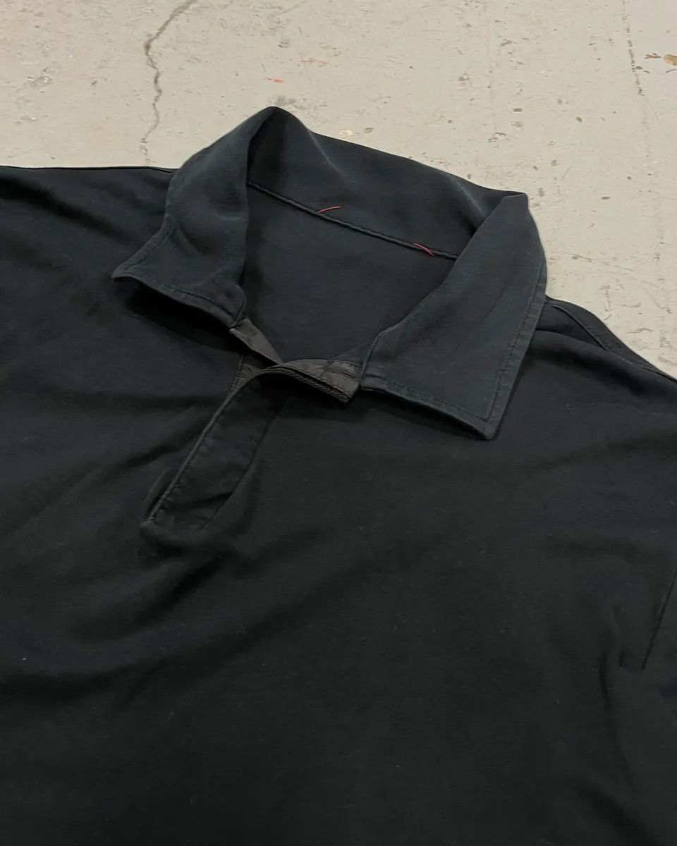 Prada SS2008 Prada Black Linea Rossa Longsleeve Polo Size US M / EU 48-50 / 2 - 6 Thumbnail