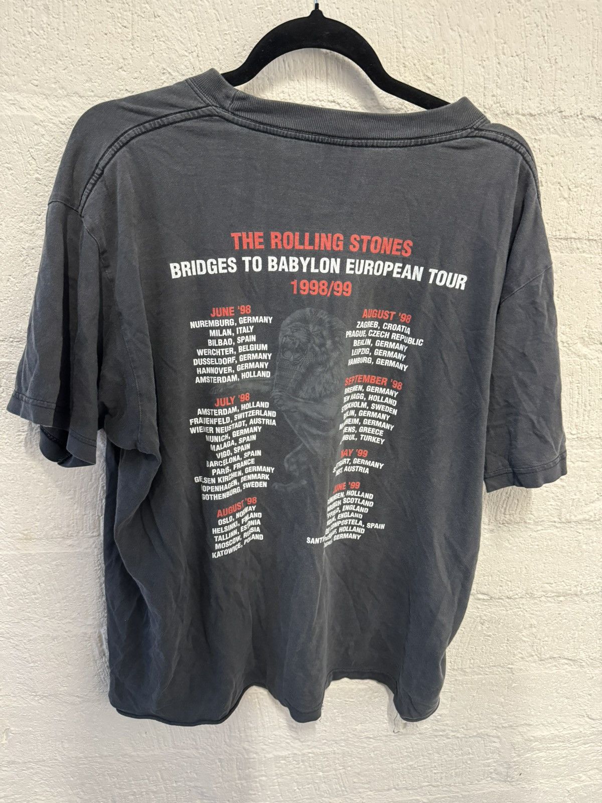 The Rolling Stones Rolling Stones bridges to Babylon European tour 1999 Size US M / EU 48-50 / 2 - 2 Thumbnail