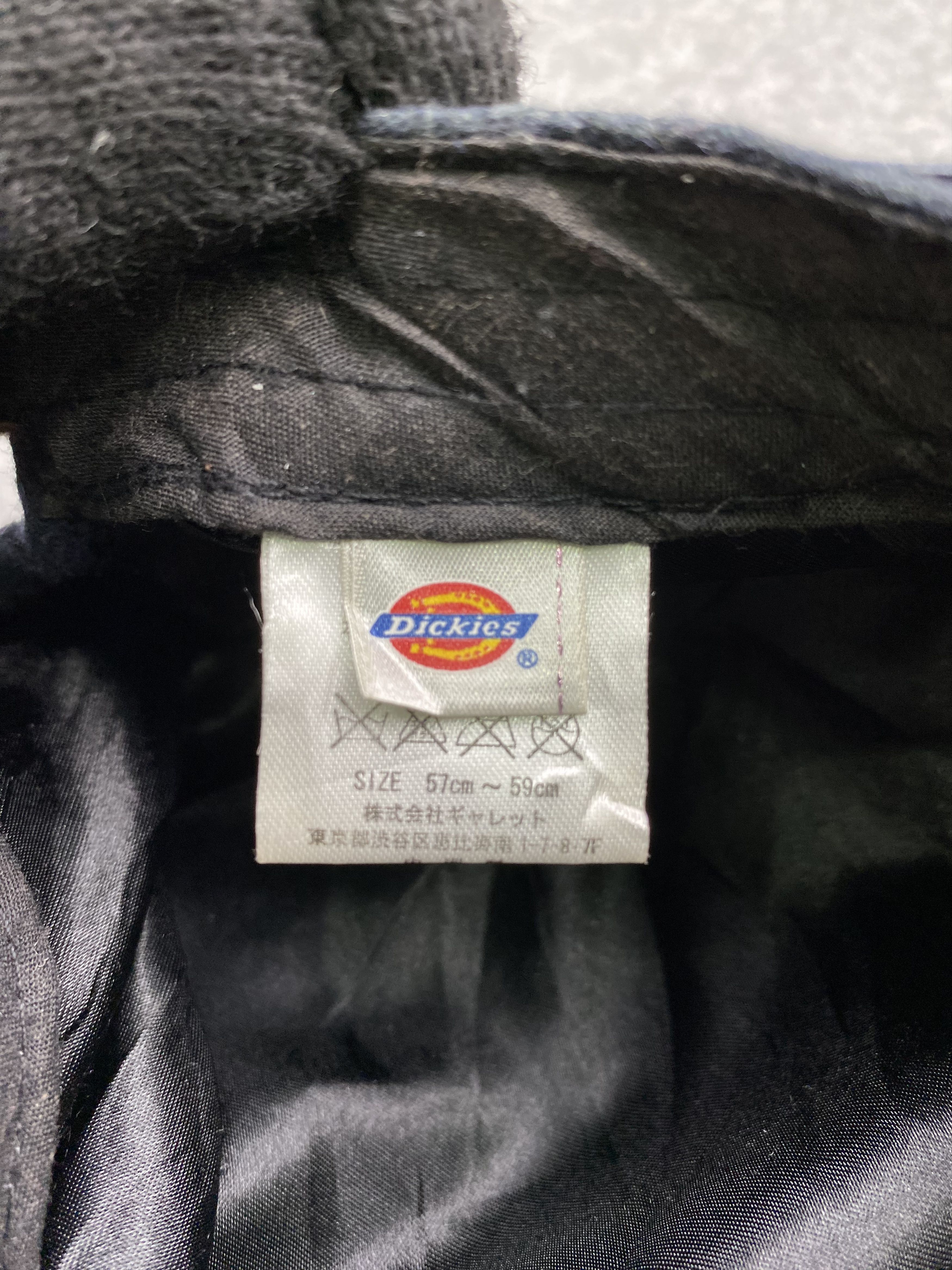 Dickies Leather Strap Back Hat Cap