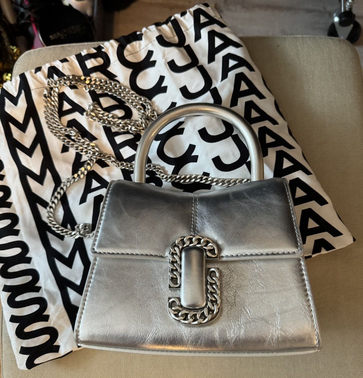 Marc Jacobs Marc Jacobs The St Marc Mini Top Handle Satchel Bag Size ONE SIZE - 1 Thumbnail