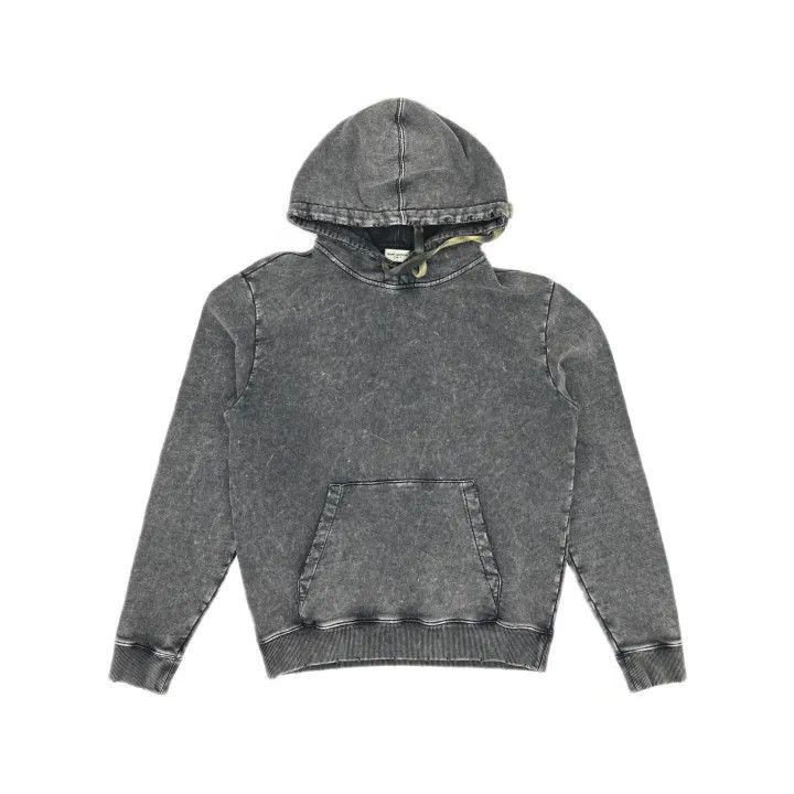 Saint Laurent Paris Saint Laurent Distressed Casual Hoodie for Women -2507 Size M / US 6-8 / IT 42-44 - 8 Thumbnail