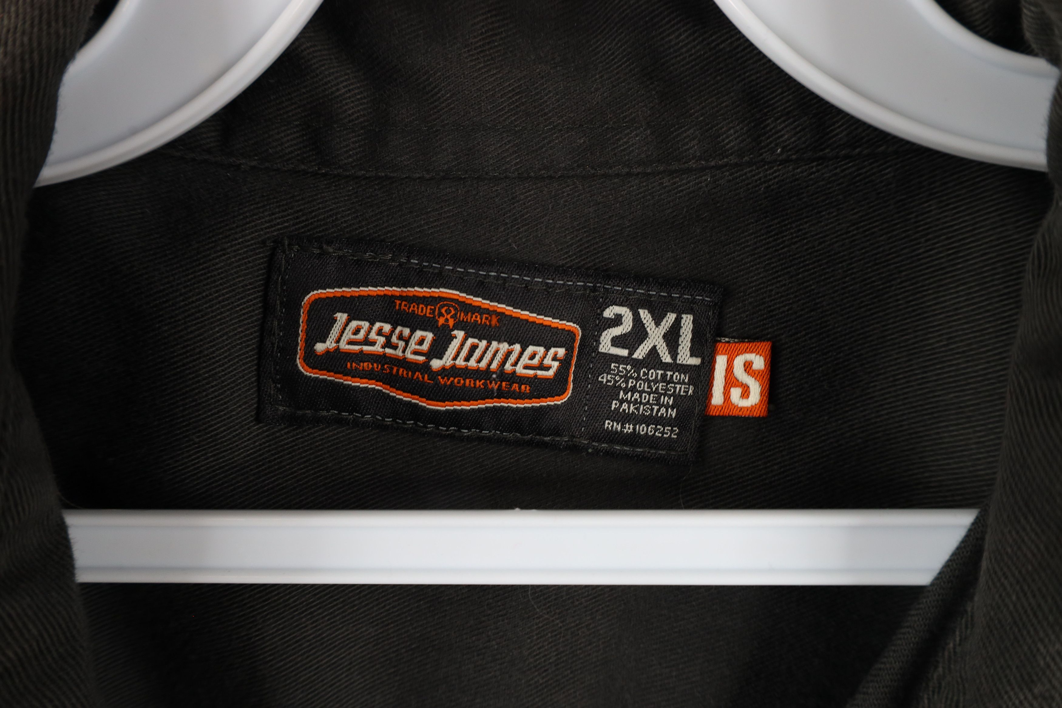 Vintage Vintage Jesse James Workwear Heavyweight Button Shirt Black Size US XXL / EU 58 / 5 - 5 Thumbnail