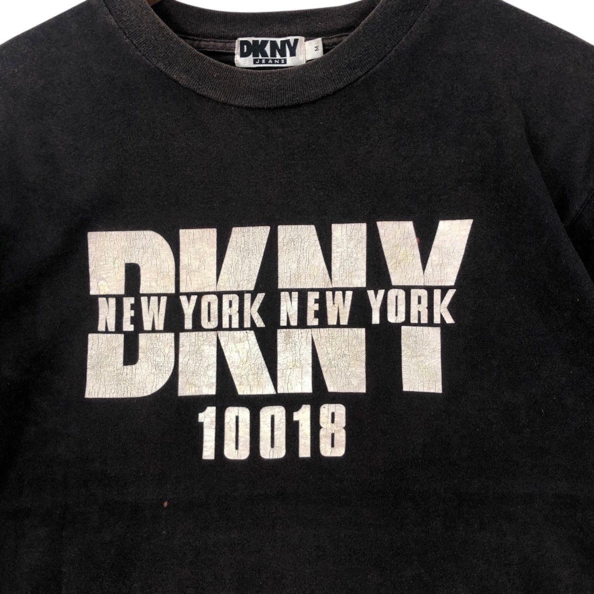 DKNY Vintage 90s DKNY Jeans Tee Shirt Big Logo Size M Size US M / EU 48-50 / 2 - 3 Thumbnail